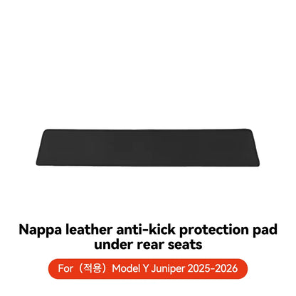 YZ For Tesla Model Y/3 Juniper 2021-2025 Rear Seat Lower Anti-kick Pad Protective Mat Electric Vehicle Protective Accessories