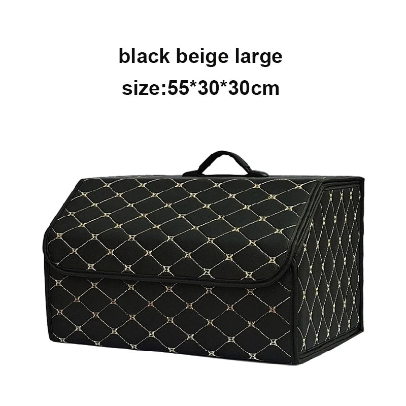 Multipurpose Collapsible Car Trunk Storage Organizer With Lid Portable Car Storage Bag Car Trunk Organizer