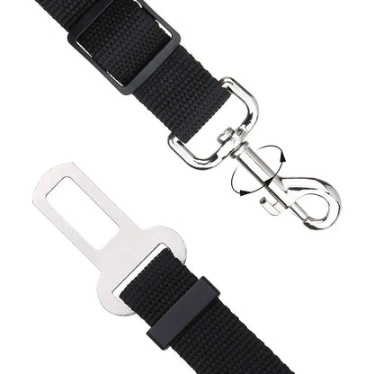 Adjustable Pet Dog Cat Car Seat Belt for Dogs Harness Leash Travel Clip French Bulldog Dog Collar Connector Accessories Supplies