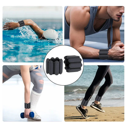 Adjustable Wrist Weights for Walking, Running, Yoga, and Gym