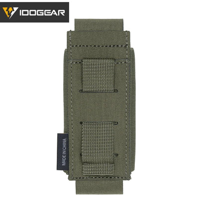 IDOGEAR Tactical Molle Flashlight Holder Magazine Pouch Multiuse Portable Tool Flashbang Pouch for Duty Belt Backpack 35133