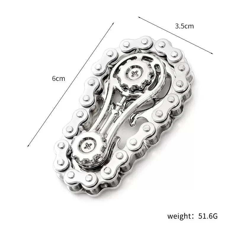 Metal Fidget Spinner Office Desk Toy Stress Relief Gears Hand Spinner for Adults Desk Decoration Home Decor Relieve Stress Relax