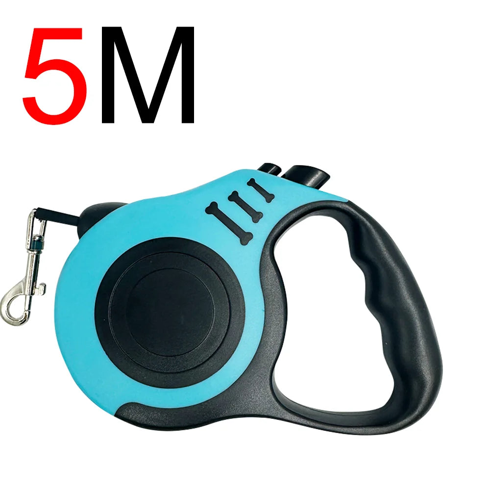 Retractable Dog Leash – 3m & 5m Nylon Lead for Small & Medium Dogs