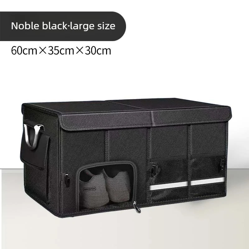 Foldable Waterproof Oxford Cloth Trunk Storage Box Large Capacity Car Organizer Portable for Camping Fishing Travel Accessories
