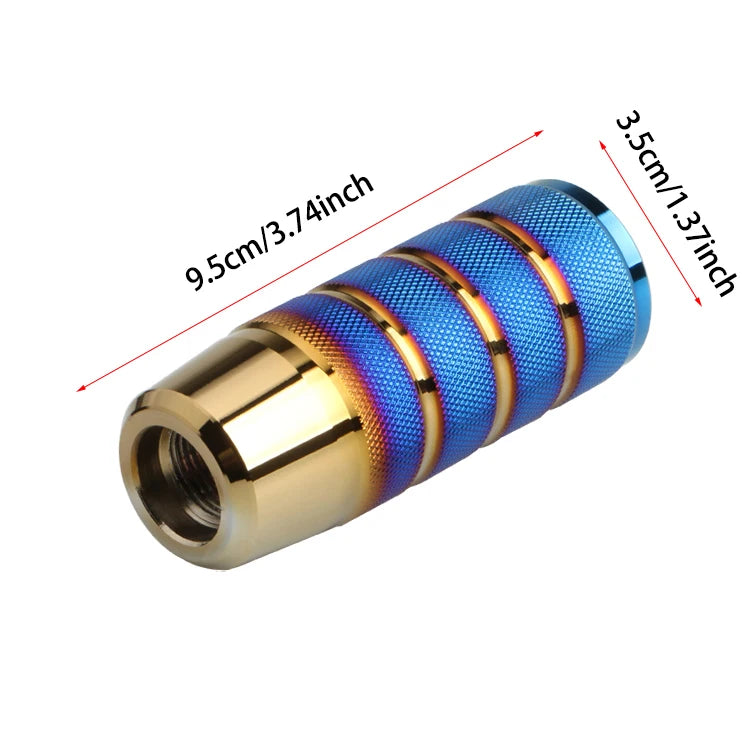 Car Accessories Universal Aluminum Gear Shift Knob Stick Manual Shift Knob Shifter With Adapters Gear Shift Knob Fits Most Car