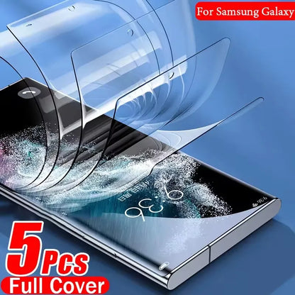 3-5Pcs Hydrogel Film For Samsung Galaxy S26 Ultra S25 S24 S23 S22 S21 S20 S10 S9 S8+ Screen Protector Screen Protector