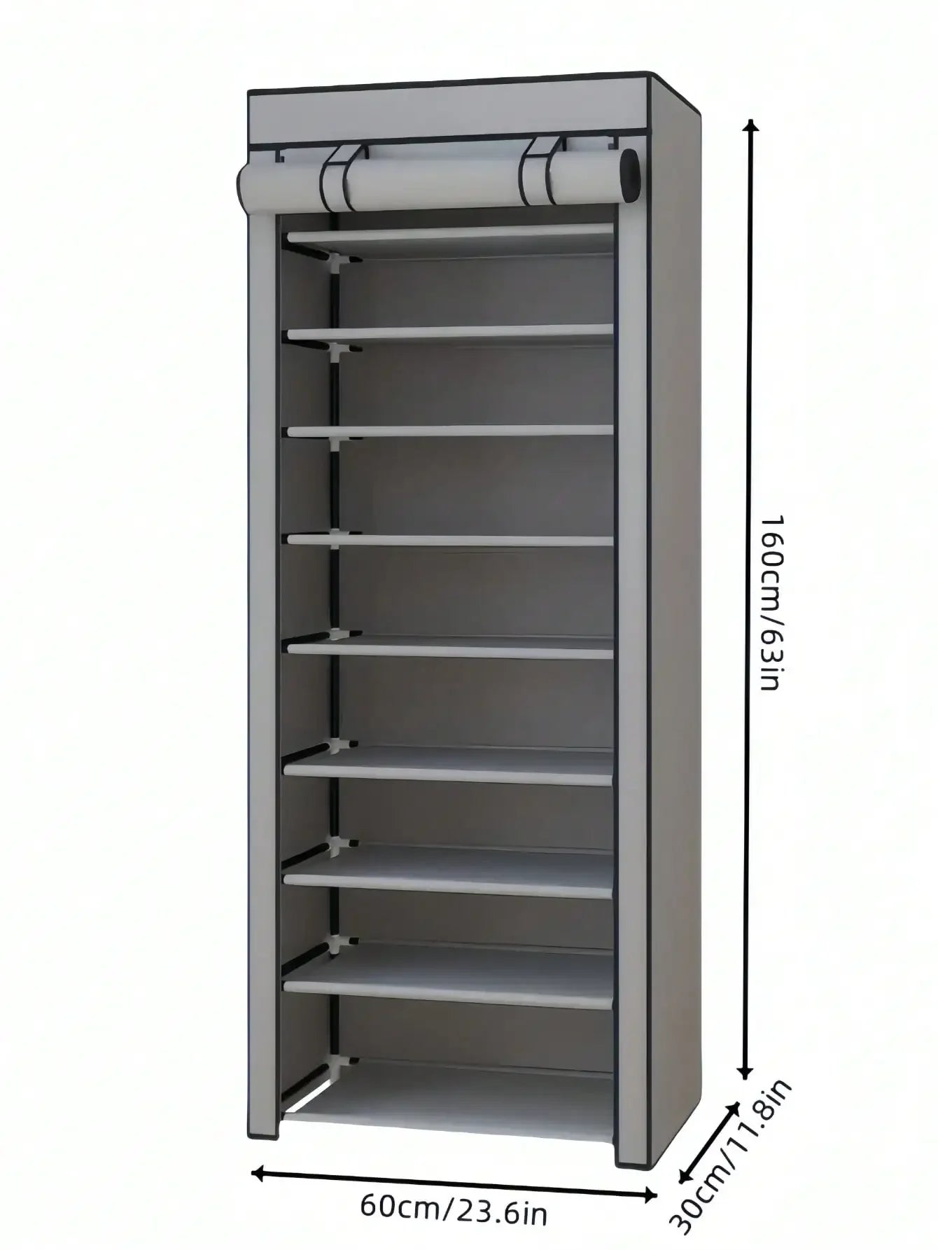 6th/8th/10th Floor Non-Woven Fabric Shoe Rack, Entrance Door Shoe Rack, Multi-Functional Storage Rack. The First Floor Can Hold Three Pairs Of Shoes. Suitable For Entrance, Living Room, Bedroom Or Coat Rack. Valentine's Day G