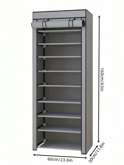 6th/8th/10th Floor Non-Woven Fabric Shoe Rack, Entrance Door Shoe Rack, Multi-Functional Storage Rack. The First Floor Can Hold Three Pairs Of Shoes. Suitable For Entrance, Living Room, Bedroom Or Coat Rack. Valentine's Day G