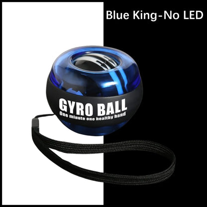 LED Gyroscopic Power Trainer Ball Autostart Range Gyro Power Wrist Ball Arm Hand Muscle Force Trainer Fitness Equipment