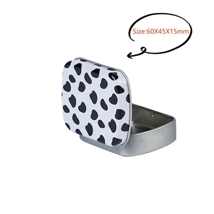 New Square Tin Storage Box – Silver Metal Box for Jewelry, Coins, Keys & Candy