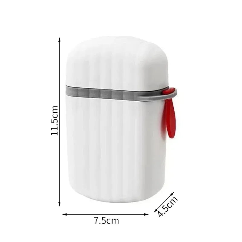 New Portable Soap Box Travel Mini Soap Box Sealed Drain With Lid Soap Box Transparent Light Luxury High-end