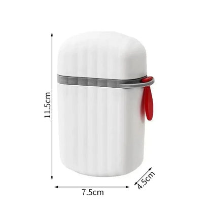 New Portable Soap Box Travel Mini Soap Box Sealed Drain With Lid Soap Box Transparent Light Luxury High-end