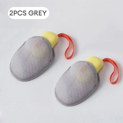 1~8Pcs New Foaming Soap Bag Net Mesh Massage Exfoliator Pouch Bathing Bubble Maker Cleaning Tool