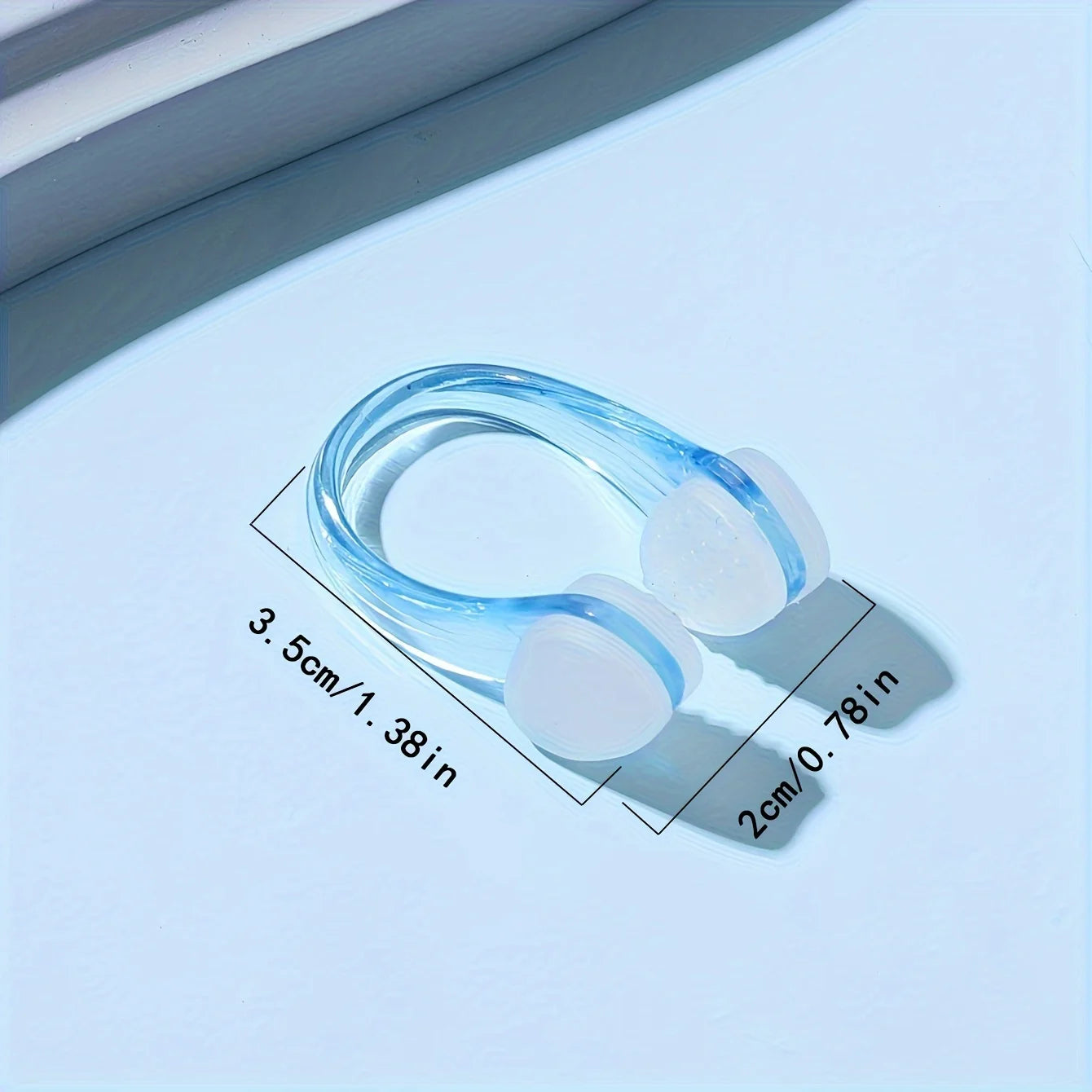 2 Pcs Professional Swim Nose Clip - Waterproof Anti-Slip Anti-Choking Training Clips for Comfortable Swimming