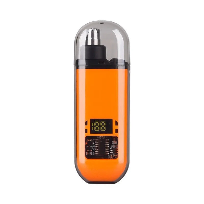 USB Rechargeable Nose and Ear Hair Trimmer for Men, Mini Portable Electric Clipper, Quick Charging, Low Noise, Compact, Washable