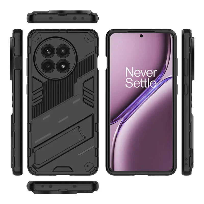 Shockproof Armor Case for OnePlus 12 13 Series – Magnetic Kickstand Full Coverage Cover
