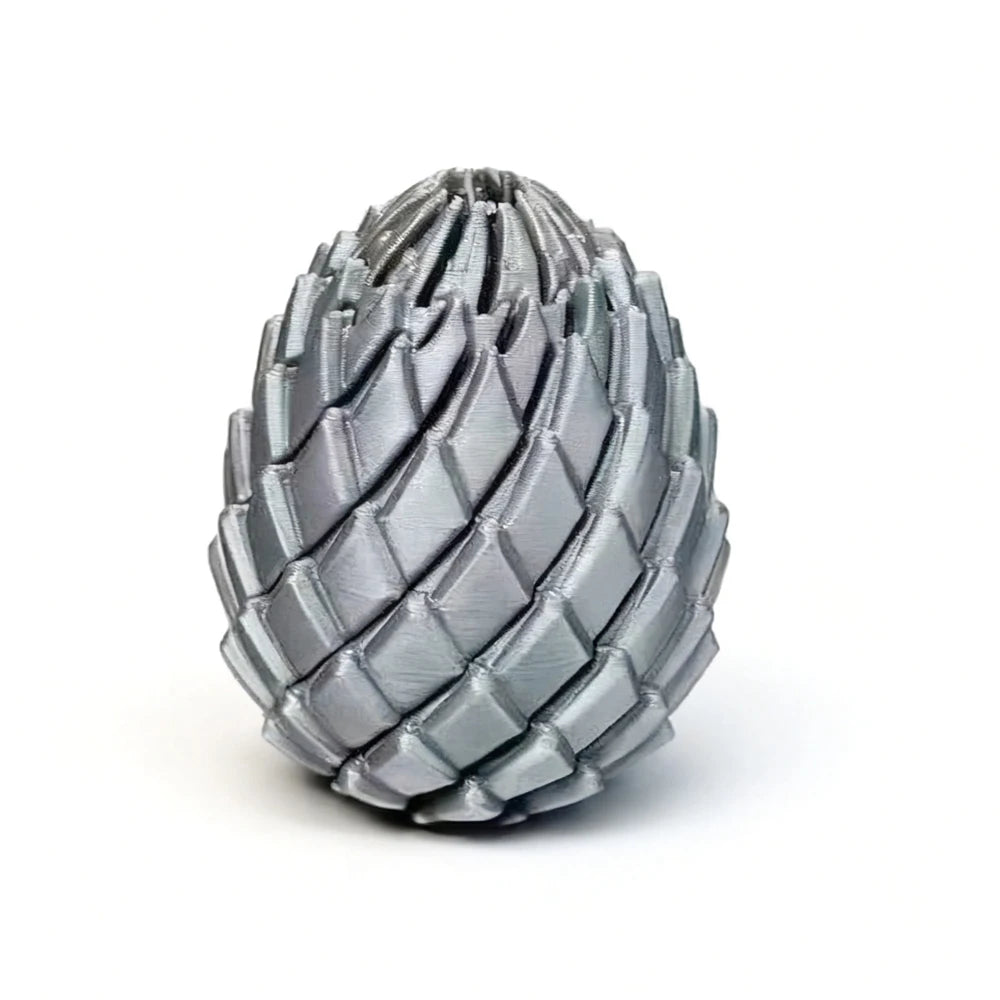 3D Printing Dragon Egg Stress Relief Model, Deformable Twist Egg, Creative Stress-Relief Gadget Desk Ornament