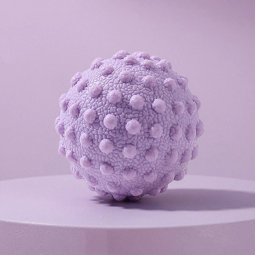 TPR Fascia Massage Ball — Raised Point for Back, Foot & Yoga Recovery