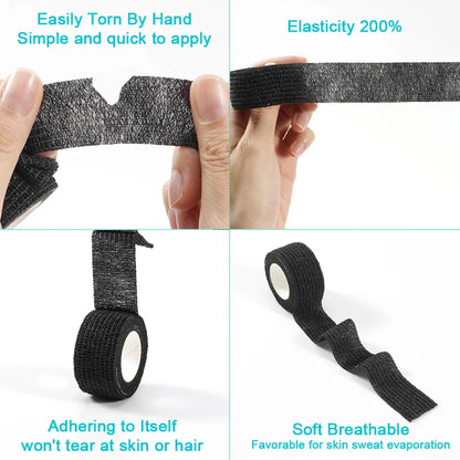 Self-Adhesive Elastic Athletic Wrap Tape – 10 Rolls