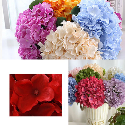 1/5/10pcs 58cm Beautiful Silk Artificial Flowers Hydrangea Bouquet for Home Party Wedding Living Room Decoration Accessories