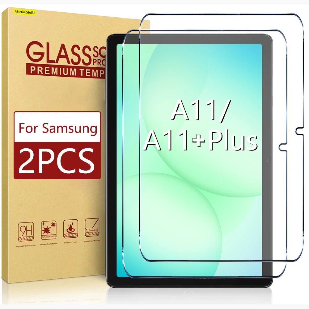 For Samsung Galaxy Tab A11 Plus A11+ Tempered Glass Screen Protector On Galaxy Tab A11 8.7 inch 2025 9H Film Accessories