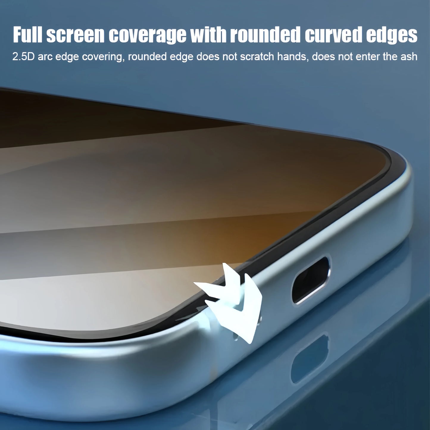 5PCS Easy Install High Definition Screen Protector For iPhone 17 15 14 Pro Max 16 13 16e 12 Mini 11 XR Plus Air Tempered Glass