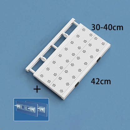 Adjustable Wardrobe Storage Shelves Clothing Closet Shelf Wall Mounted Rack for Bathroom Kitchen Cabinet Shelves Home Organizer
