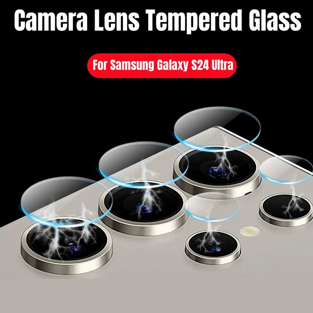 3PCS Camera Lens Glass For Samsung Galaxy S25 Ultra Plus S24 S23 Ultra HD Clear Camera Protector For Samsung  S24Ultra Lens Film