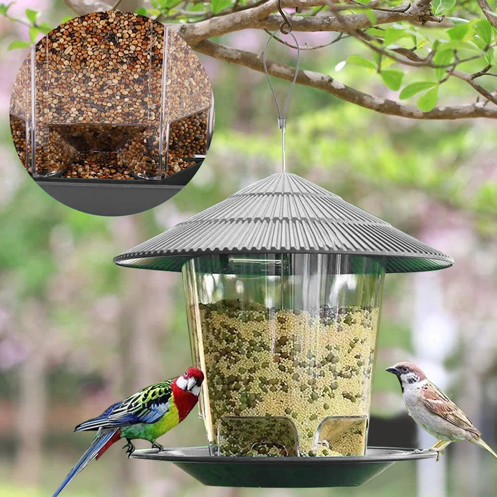 3/2/1PCS Bird Feeder Hanging Easy Clean and Fill Outdoor Large Capacity for Garden  Outside Decoration Outdoors Squirrel Proof