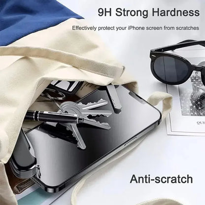 1-5PCS Anti-Spy Glass for iPhone 15 14 13 12 11 Pro Max Mini X XS XR 7 8 Plus Privacy Screen Protector For iPhone 17 16 17Air
