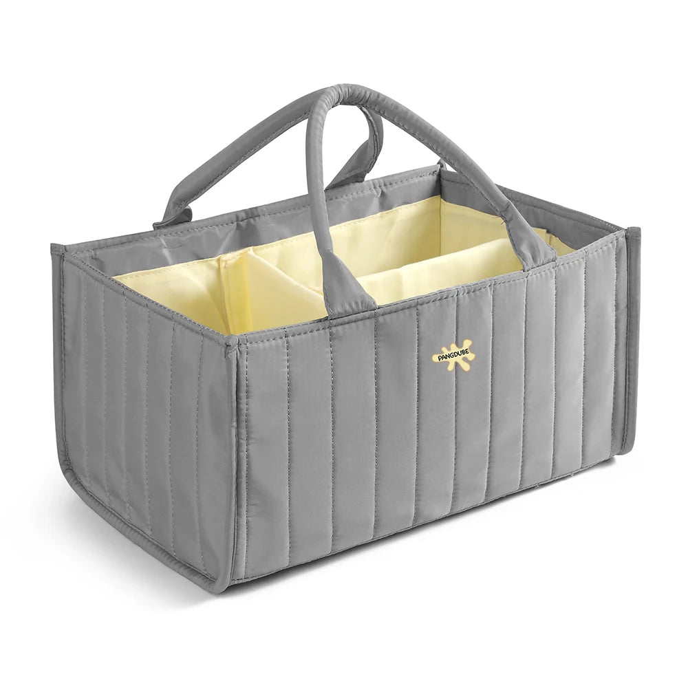 PANGDUBE Fashion Diaper Stackers & Caddies Waterproof Baby Diaper Organizer Bag Foldable Storage Bag for Baby Things