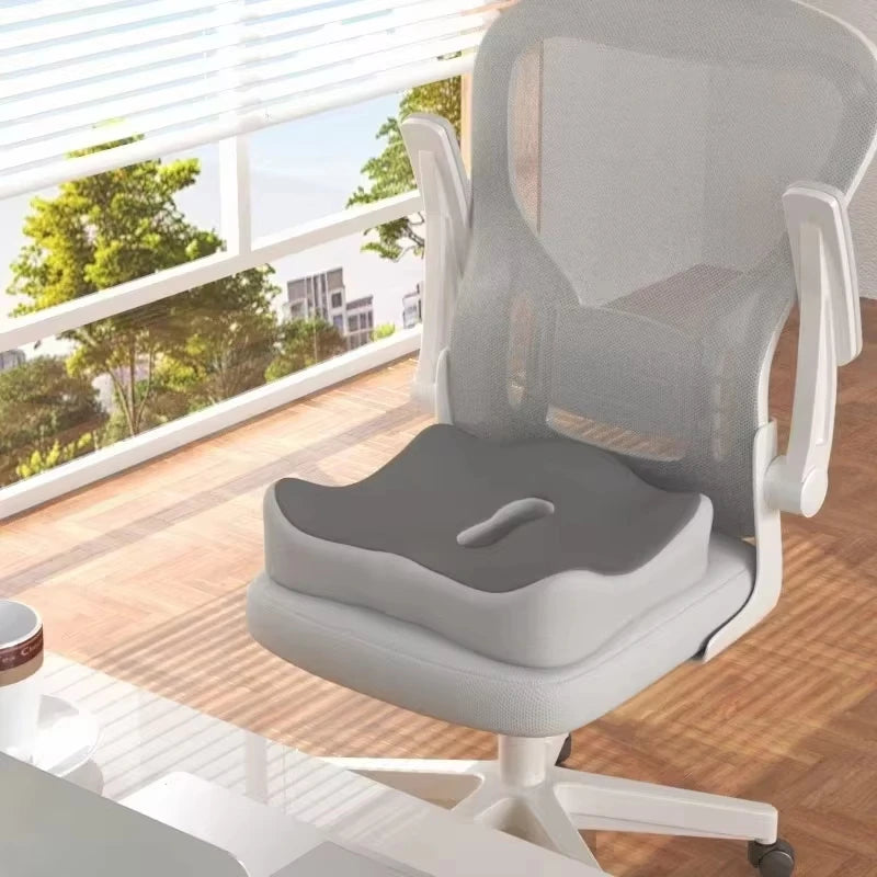 Memory Foam Cushion For Office Chair Student Chair Car Seat Relieves Spine And Hip Burden Fresh Breathable Fabric Easy To Clean