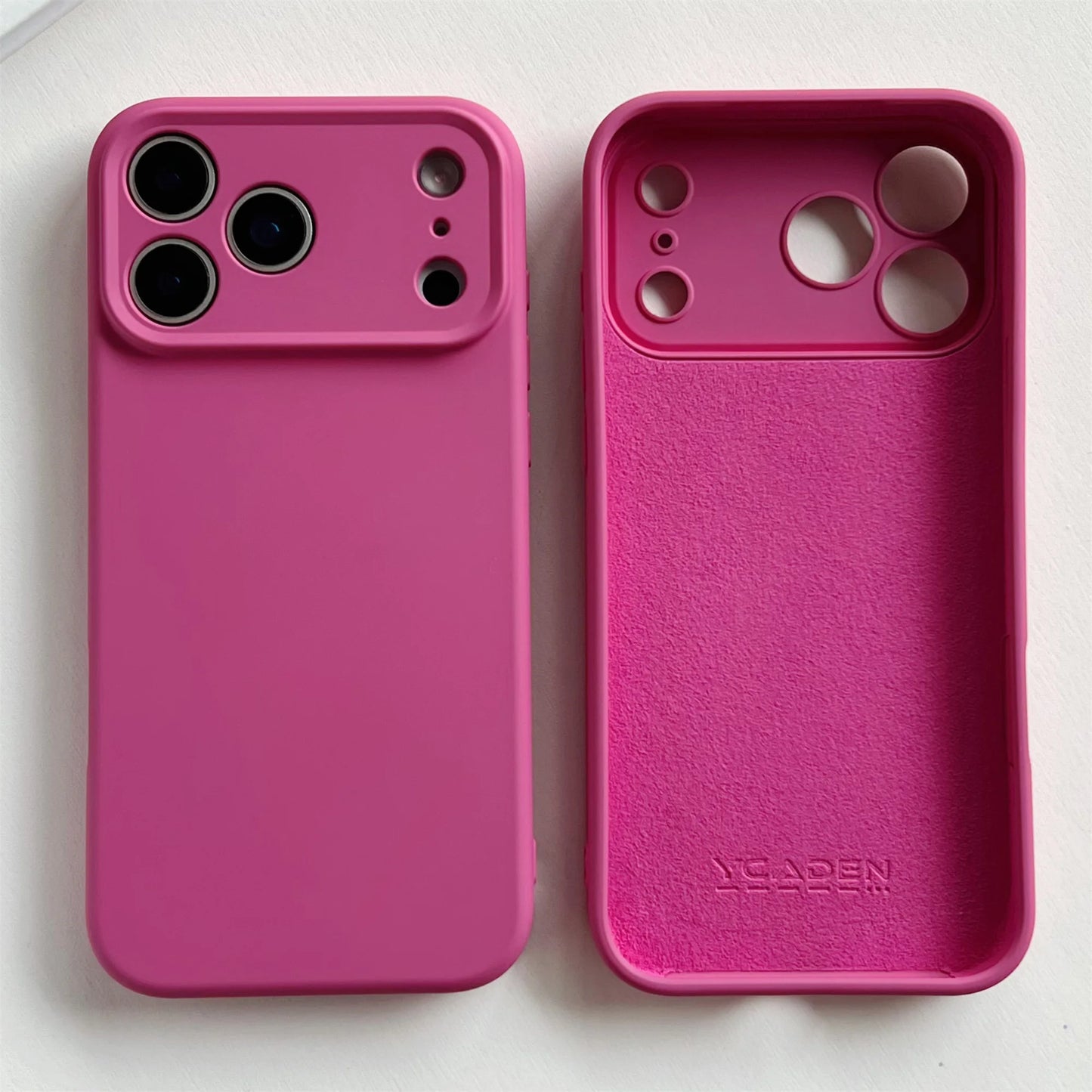 Shockproof Bumper For iPhone 17 Air New For iPhone 17 Pro Max Case For Apple iPhone 17 Pro Cover Yellow Liquid Silicone Rubber