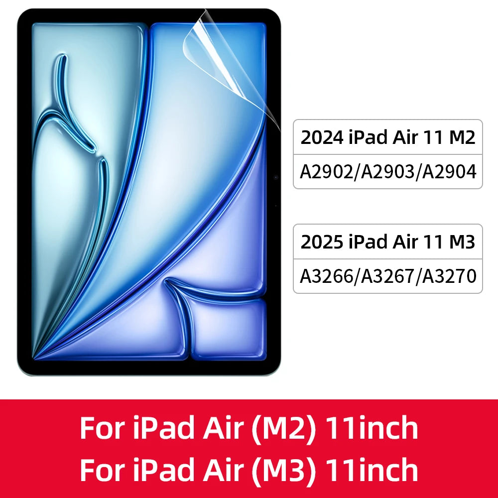 Paper Feel Screen Protector Film Matte PET Painting For iPad 7th 8th 9th 10.2 10th Generation Air 4 5 10.9 Pro 11 Air 3 Pro 10.5