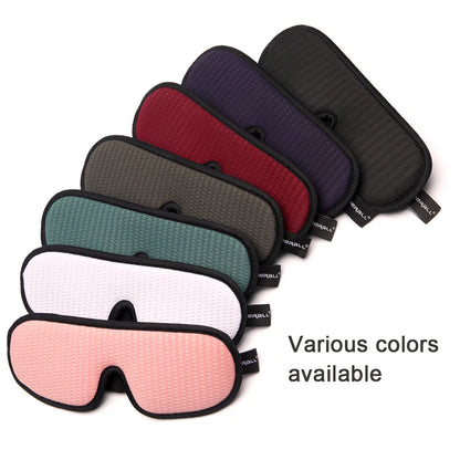 3D Contoured Sleep Mask – Light Blocking Travel Eye Mask