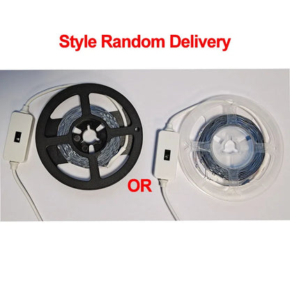 USB 60 LED Strip Lights DC 5V Smart Dimmer Gesture Sensor Switch Control Backlight Tape TV Lamp LED Lights for Room Home Decor