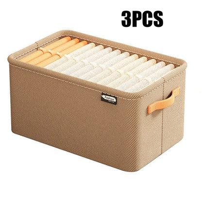 Foldable Clothes Organizer Storage Box Items Clothes Pants Sweater Storage Cabinets Large Capacity Underwear Drawers Wardrobe