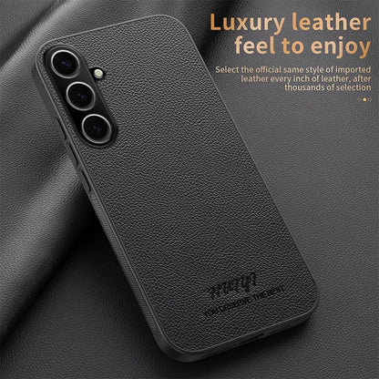 For Samsung Galaxy S25 FE Luxury Business Leather Soft Frame Magnetic Cover For Samsung Galaxy S25 FE S25FE 5G Phone Cases Capa