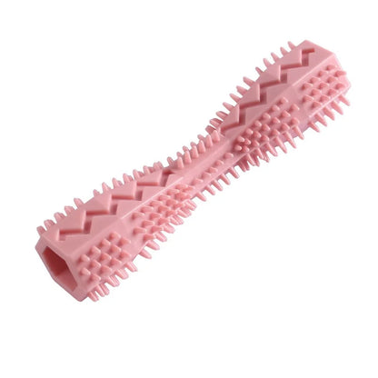 Dog Teething Toy Chew Stick Bite Resistant Fun Leak Proof Food Toy Pet Teether Cleaner Stick