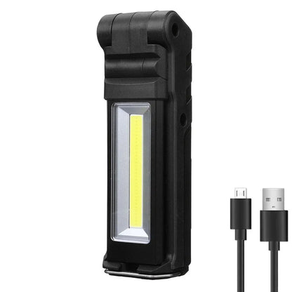 Dimmable COB LED Work Light USB Rechargeable Flashlight with Magnetic &Hook Power Bank Inspection Lamp  for Car Repair Camping