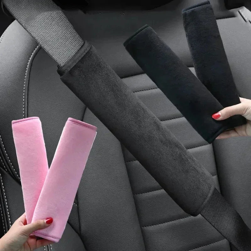 Universal Comfort Car Seat Belt Shoulder Pads Soft Polyester Protection for Adults Teens Accessories for Cozy Safe Rides Amagi