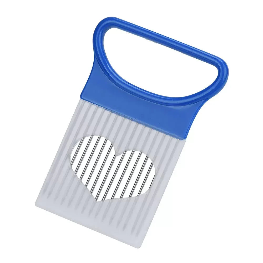 Stainless Steel Onion & Potato Slicer Holder – Kitchen Tool
