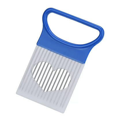Stainless Steel Onion & Potato Slicer Holder – Kitchen Tool