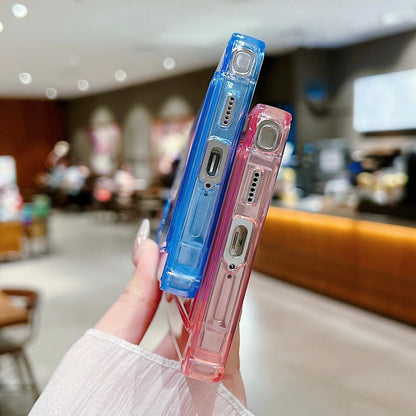 Phone Case For Samsung Galaxy S26 S25 S21 FE S22 S23FE S24 Plus Ultra Edge Clear Transparent Wallet Card Holder Silicone Cover