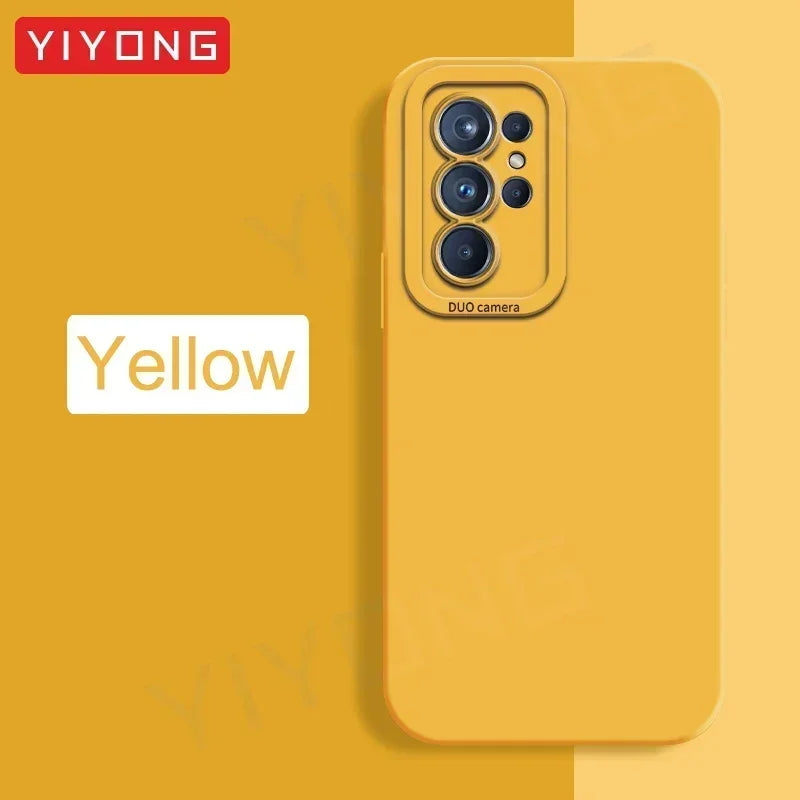 S25 Ultra Case YIYONG Silky Liquid Silicone Soft Cover For Samsung Galaxy S25 S24 S23 S22 Plus S22+ S23+ S24+ S25+ Phone Cases