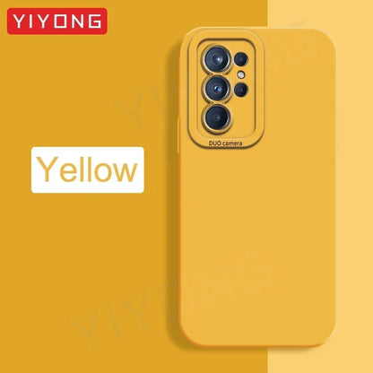 S25 Ultra Case YIYONG Silky Liquid Silicone Soft Cover For Samsung Galaxy S25 S24 S23 S22 Plus S22+ S23+ S24+ S25+ Phone Cases