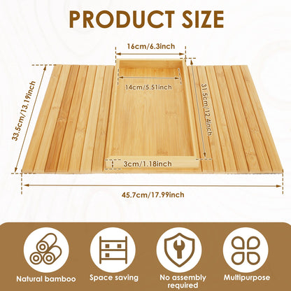 Wood Sofa Arm Tray Sofa Tray in Folding Design Sturdy and Robust Sofa Tray Convenient Sofa Tray for Storage Sofa Tray Home