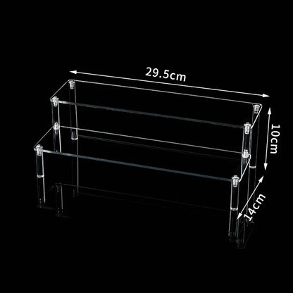 Clear Acrylic Display Stand For Anime Figures Cupcake Shelf Organizer Desserts Holder Jewels Display Risers Stand Perfume Stand