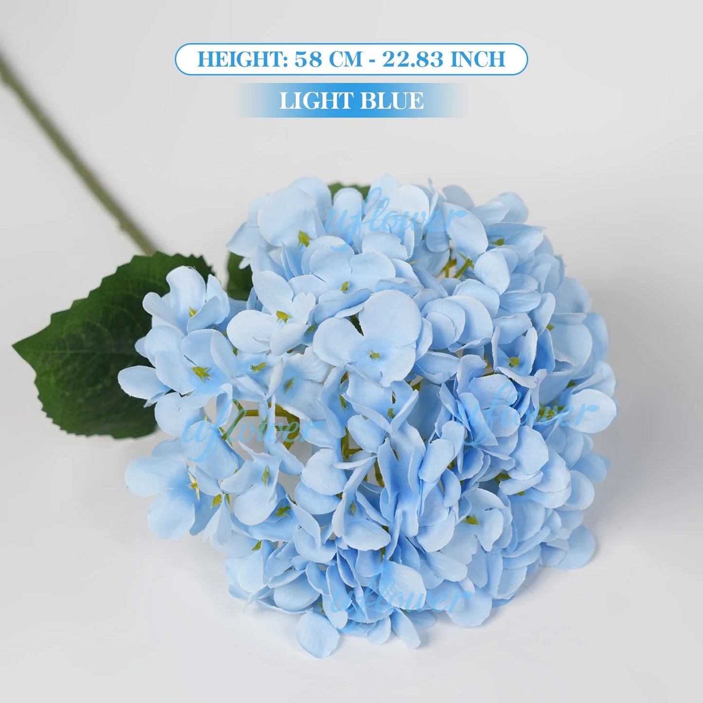 1/5/10pcs 58cm Beautiful Silk Artificial Flowers Hydrangea Bouquet for Home Party Wedding Living Room Decoration Accessories