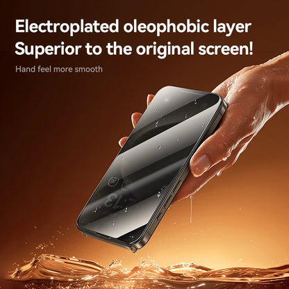 Joyroom 1/2Pcs 20°Anti-spy Glass For iPhone 16 15 Pro Max Glass For iPhone 16 15 14 13 12 11 Pro Max Privacy Screen Protector